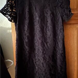 Elegant Black Lace Dress